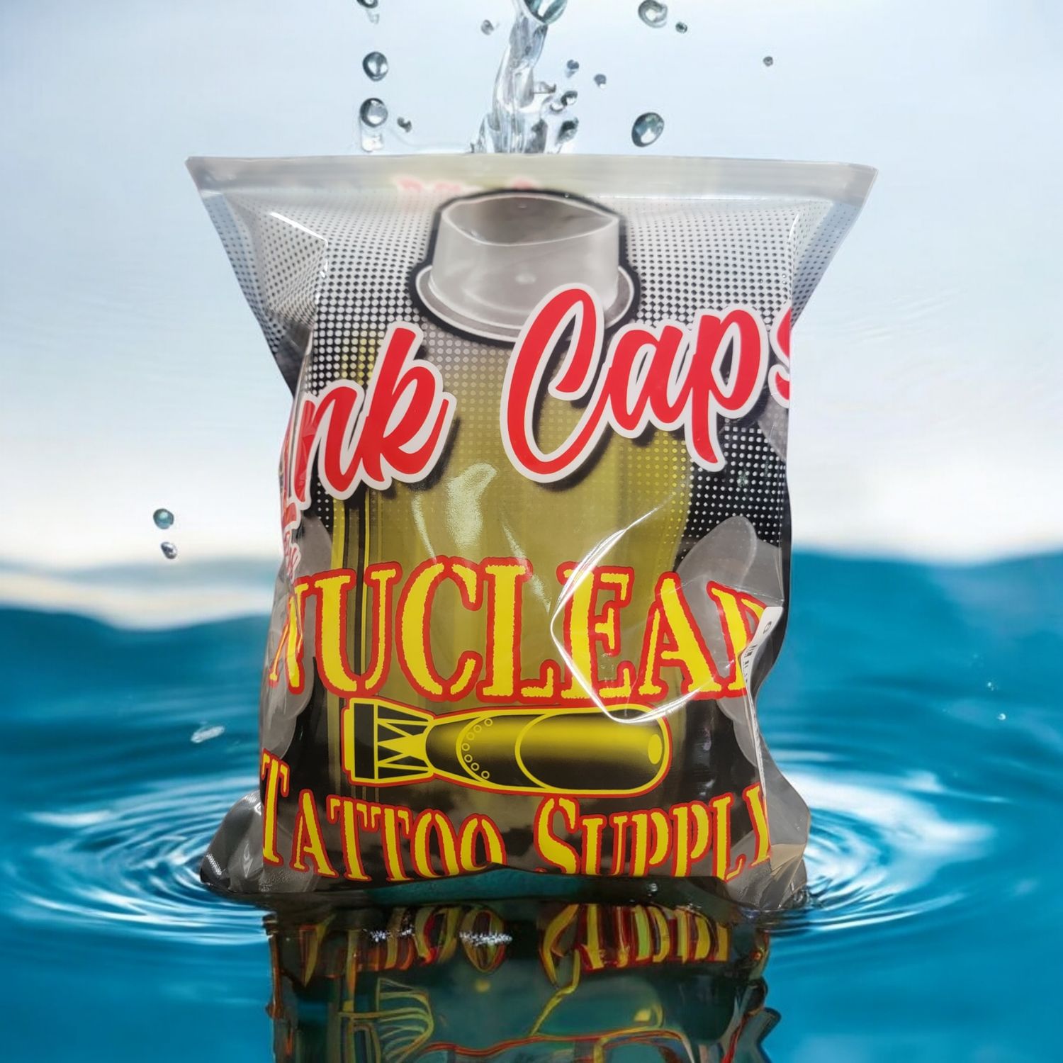 CLEAR BOTTOM T INK CUPS, CUP SIZE: #9