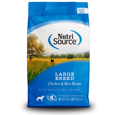 Nutri Source Dog Large Breed Chicken &amp; Rice 26LB
