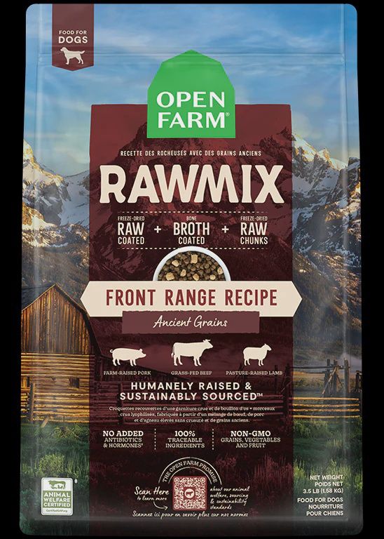 Open Farm Dog Rawmix Ancient Grains Front Range