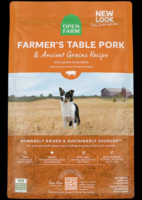 Open Farm Dog Ancient Grains Pork