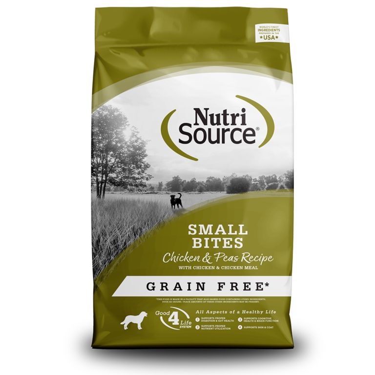 Nutri Source Dog Grain Free Chicken &amp; Pea Small Bites