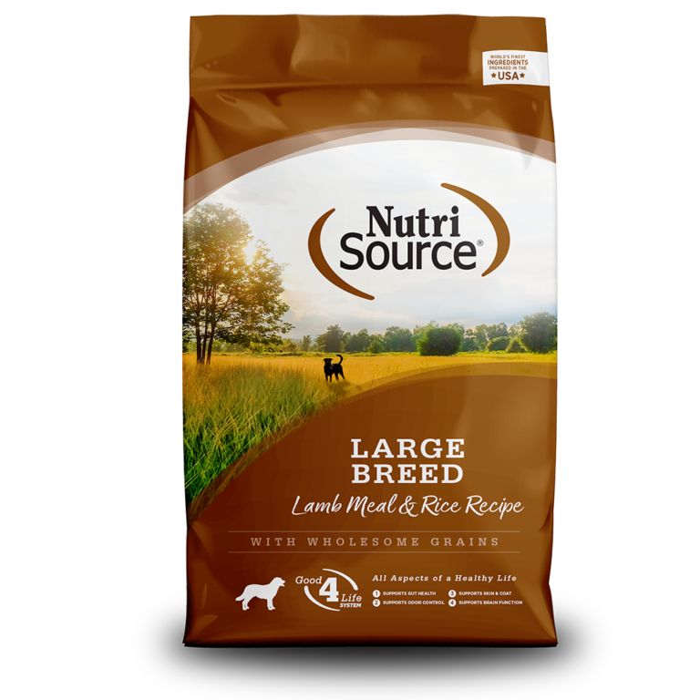 Nutri Source Dog Large Breed Lamb &amp; Rice 26LB