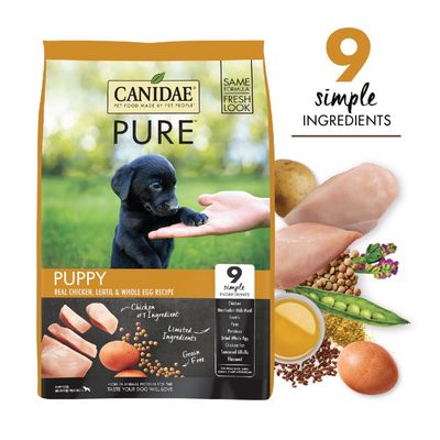 Canidae Puppy Pure Chicken Lentil W/Egg GF 24Lb