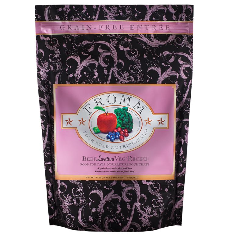 Fromm Cat Four Star Beef Liva'ttini Veg, Size: 4LB
