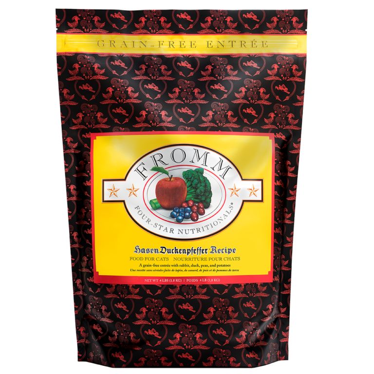 Fromm Cat Four Star Hasen Duckenpfeffer, Size: 4LB