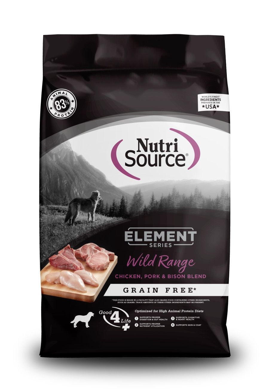 Nutri Source Dog Element Wild Range Blend, Size: 24LB