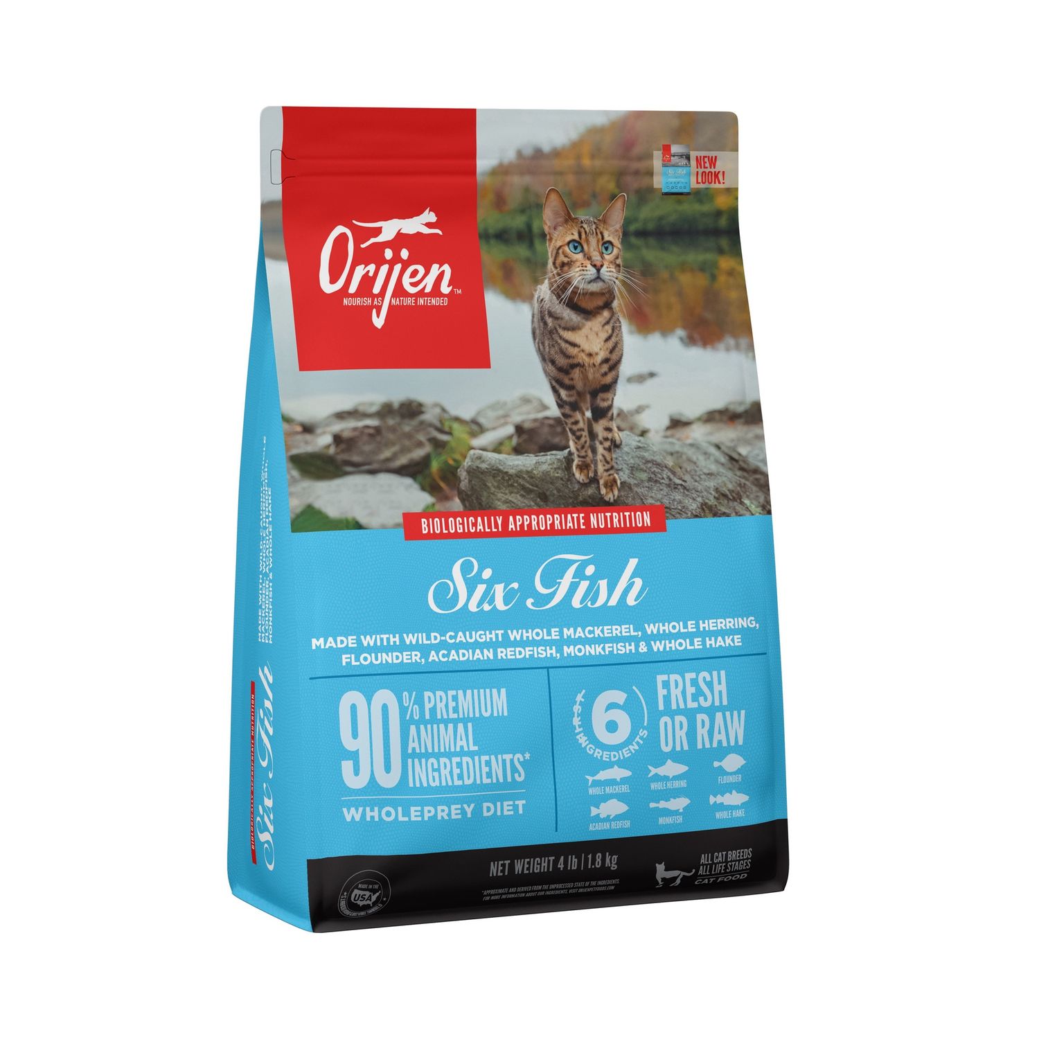 Orijen Cat Six Fish, Size: 12LB