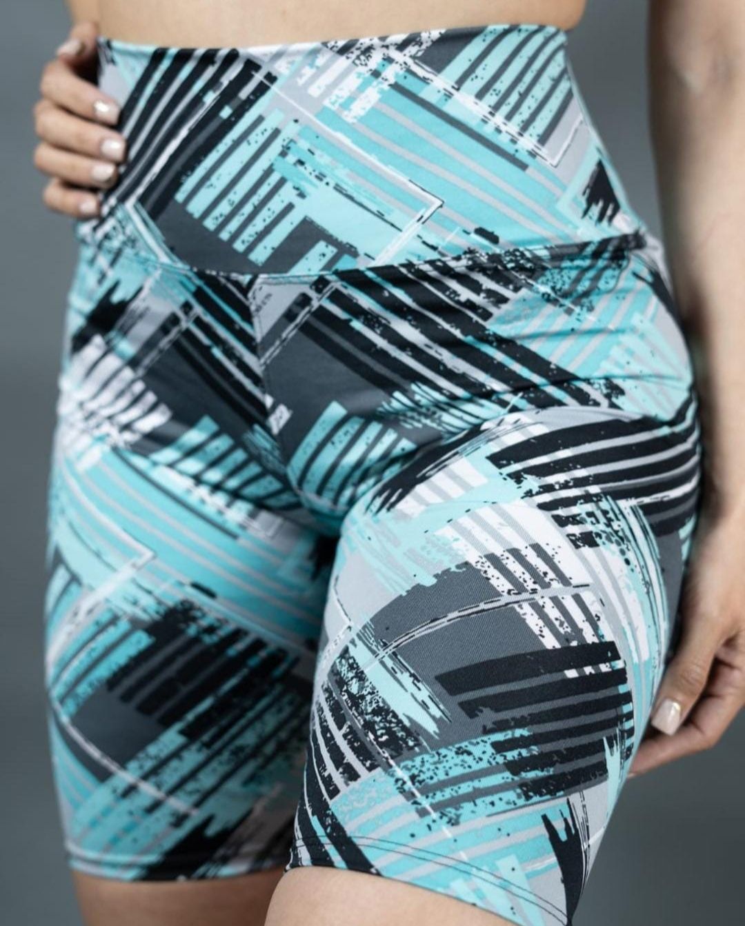 Byker de Lycra estampada