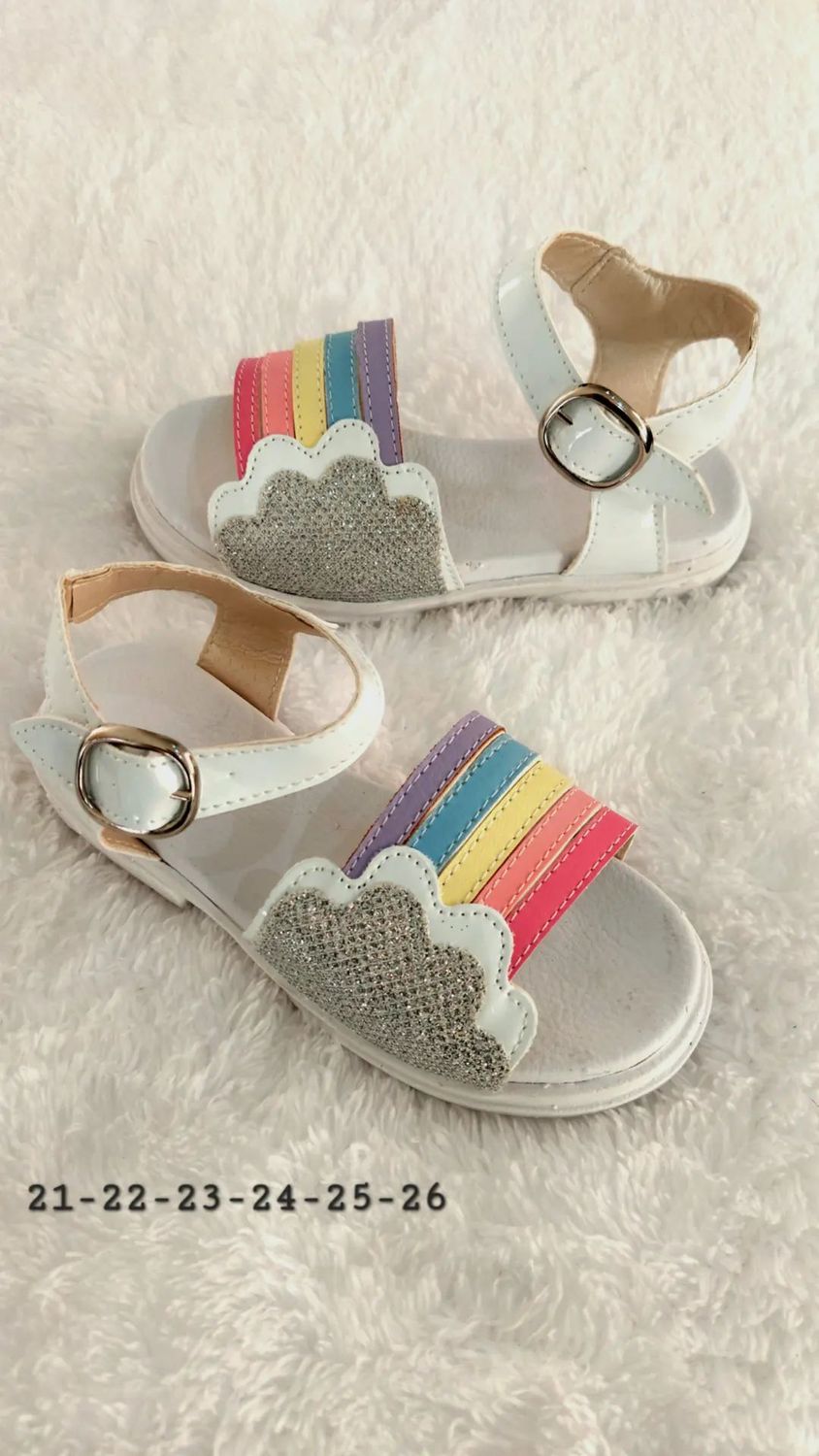 Sandalia arco iris