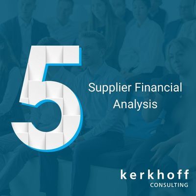 Modul5-07.02.2025, Freitag, 09:00 Uhr - Supplier Financial Analysis