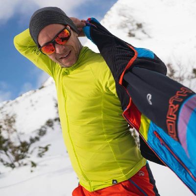Bluza męska sportowa na narty biegowe i skuturowe NORTHFINDER Bukovec do różnych aktywności