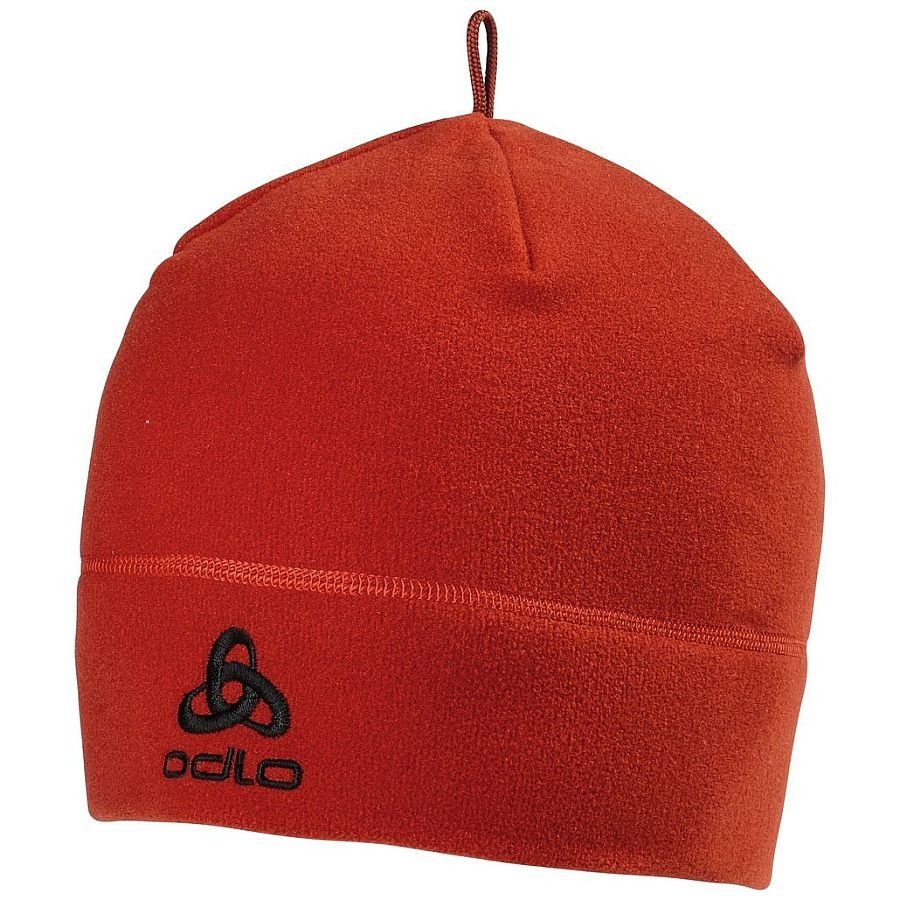 Czapka mikropolarowa Odlo Warm Eco 762820-30807, kolor keczup