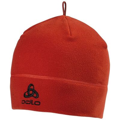 Czapka mikropolarowa Odlo Warm Eco 762820-30807, kolor keczup