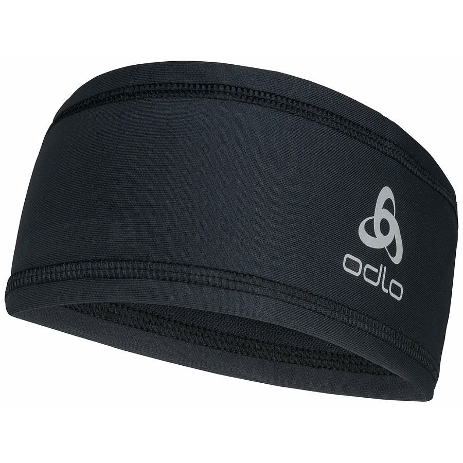 Lekka opaska sportowa Odlo Polyknit Light Eco 762690 czarna 