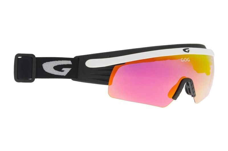 Okulary na narty biegowe GOG CORTINA HDX H525-2, soczewka lustrzana niebieska kat. 2