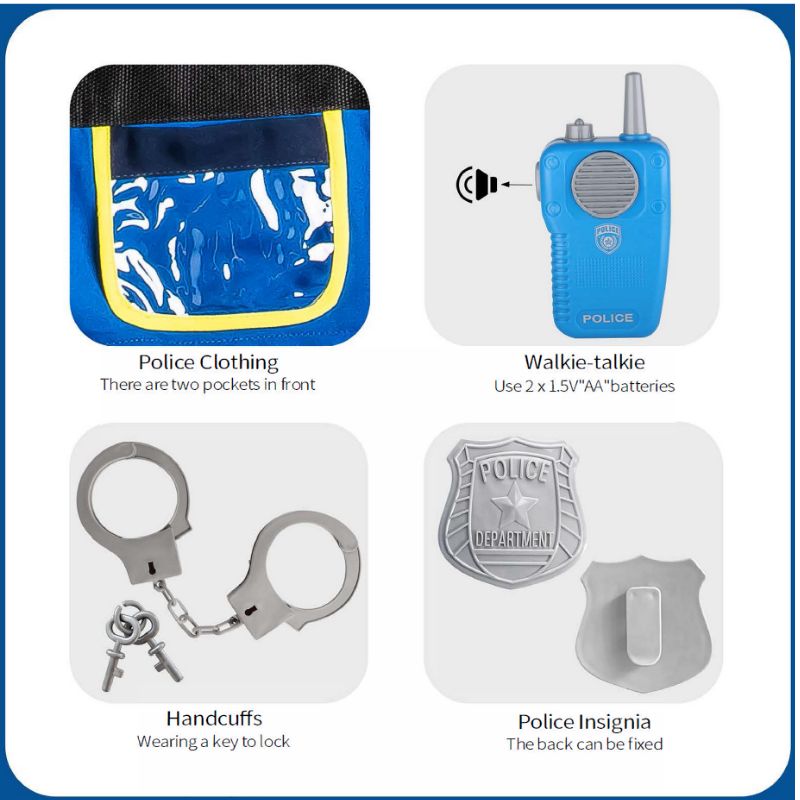 Police - size fit 3-5 years