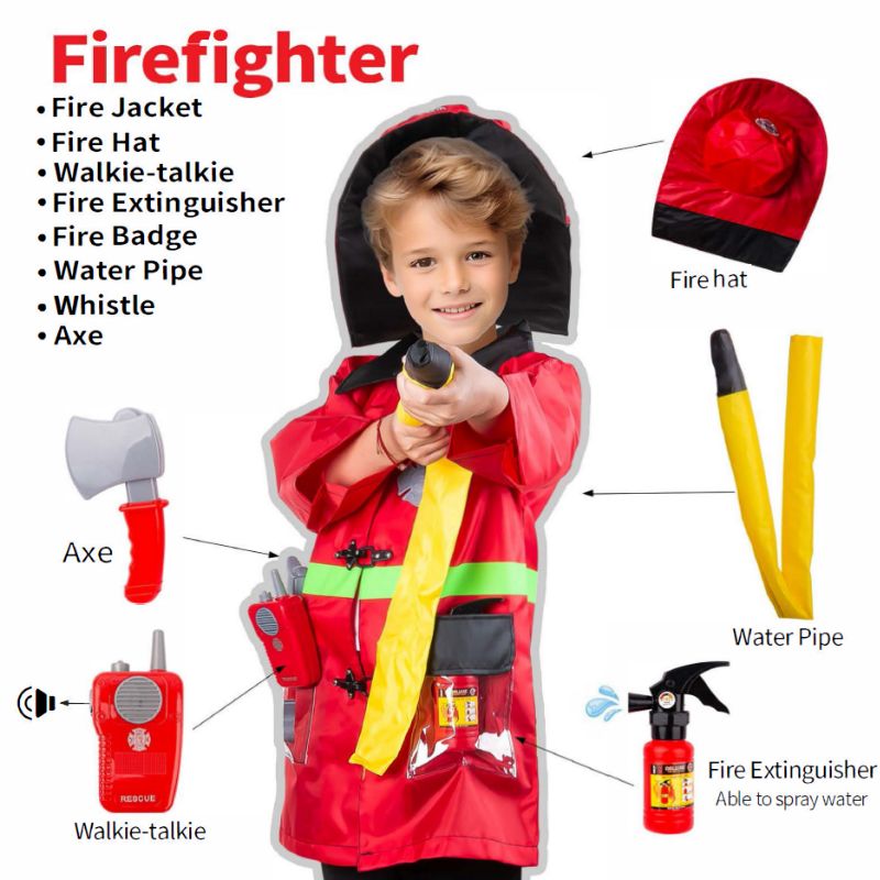 Fire Fighter - size fit 3-6 years
