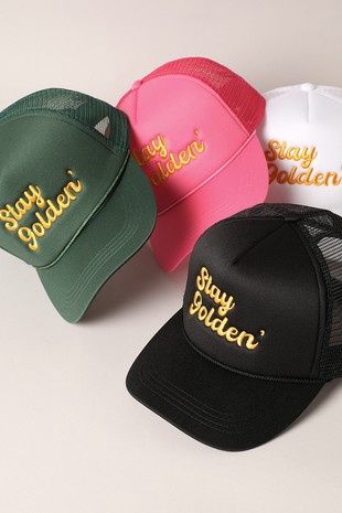 Stay Golden Trucker Hat