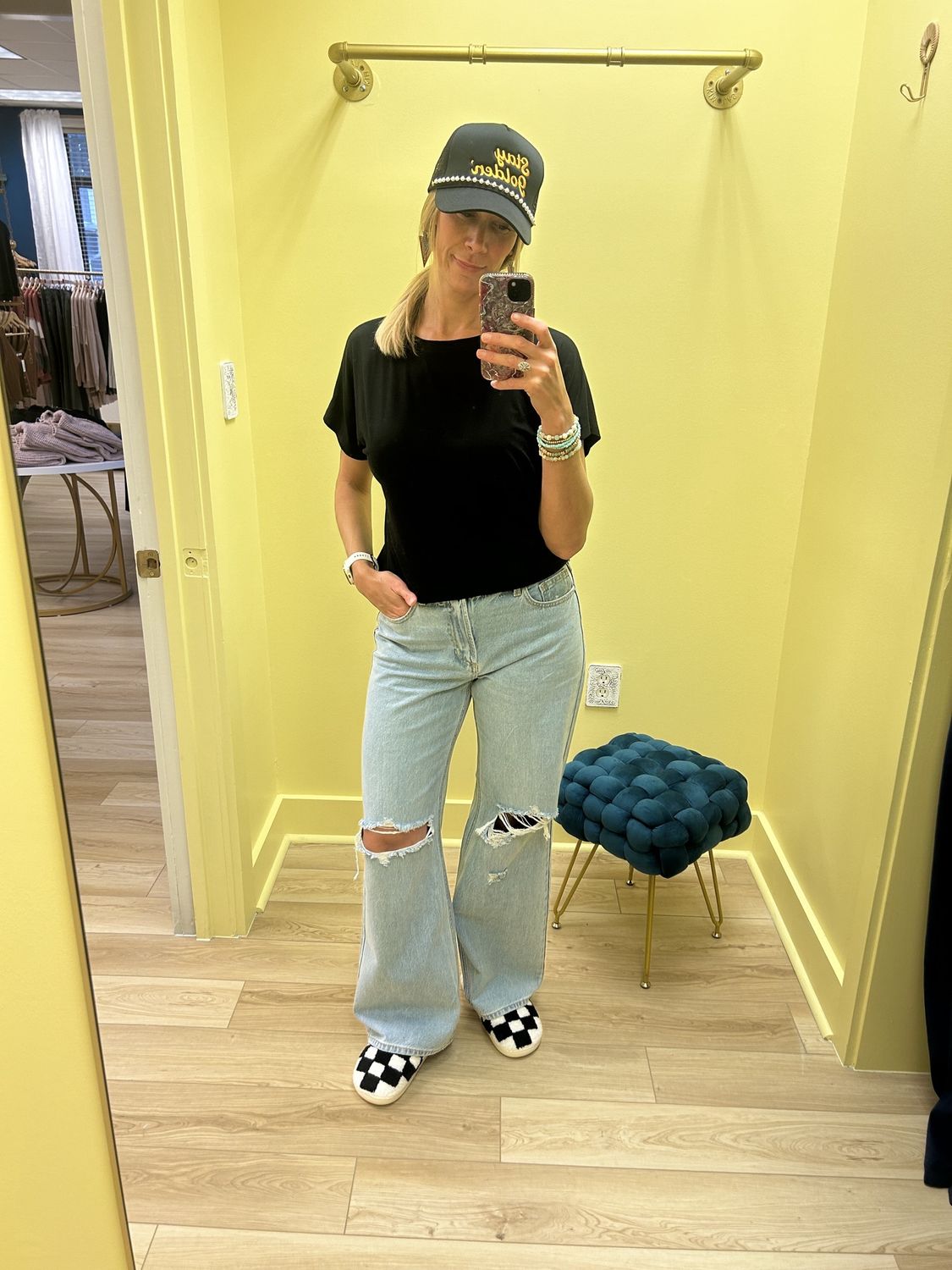 High Rise Wide Leg Denim