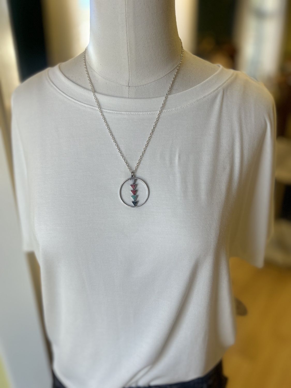 Cactus Valley Jewelers Triangle Necklace