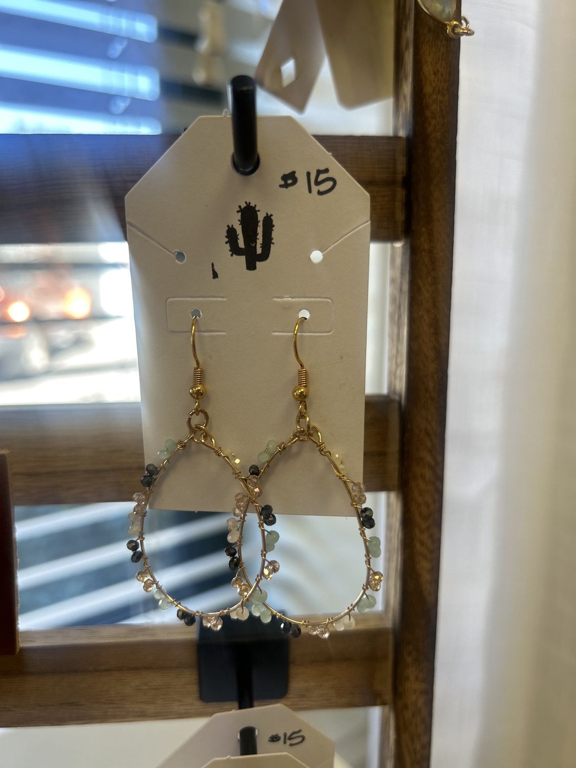 Cactus Valley Jewelers Beaded Oval Hoops