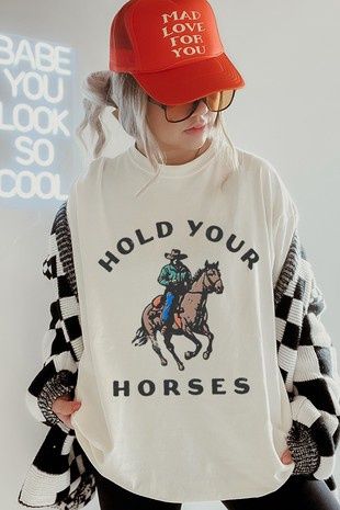 Hold Your Horses Vintage T