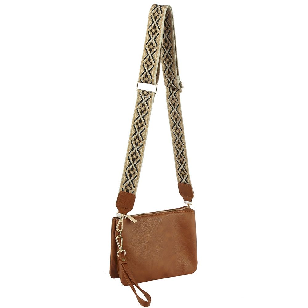 Zipper Crossbody w/ Guitar Strap