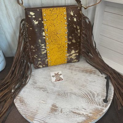 Yellow Loretta Crossbody w/ Fringe