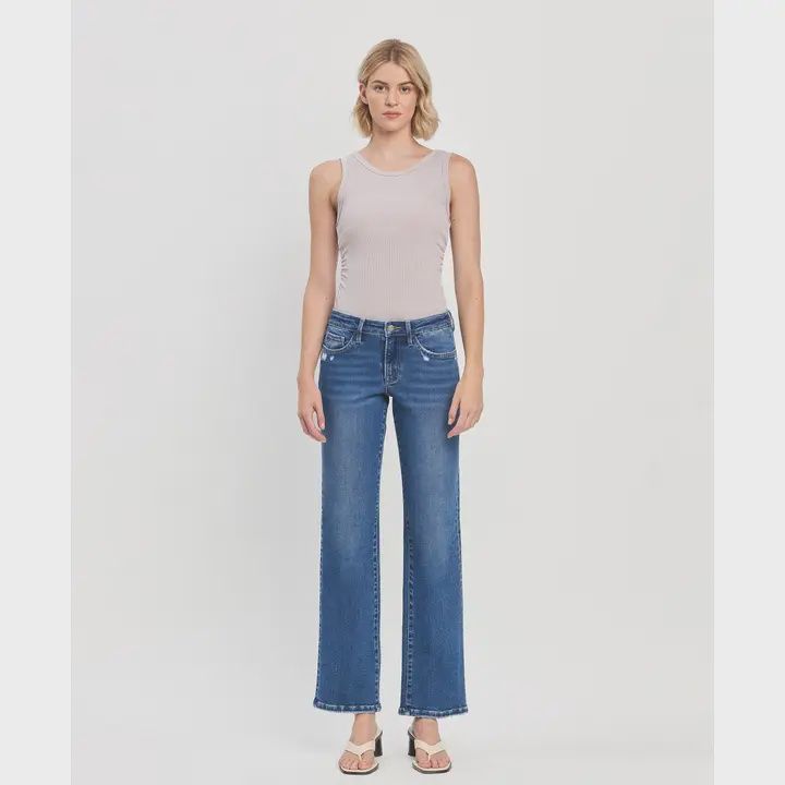Lovervet Mid Rise Straight Leg, Size: 24