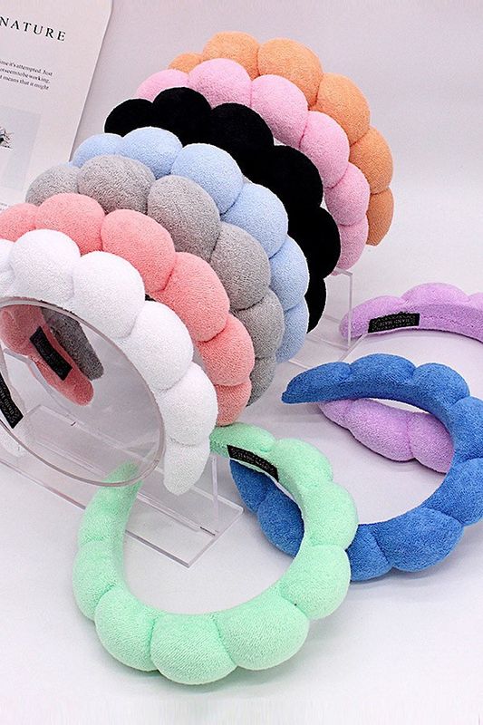 Terry Cloth Twist Spa Headband