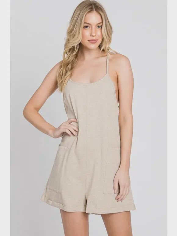 Patch Pocket Relaxed Romper
