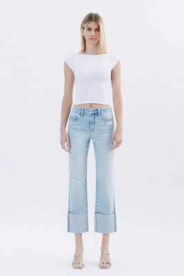 Vervet HR Cuffed Crop Jeans