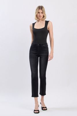 Vervet HR Ankle Slim Straight Jeans