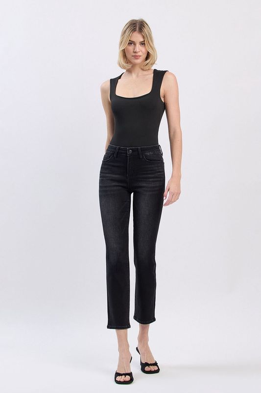 Vervet HR Ankle Slim Straight Jeans