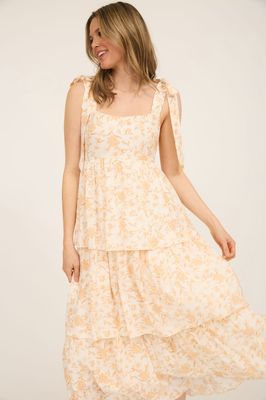 Bloom &amp; Twirl Tiered Ruffle Dress