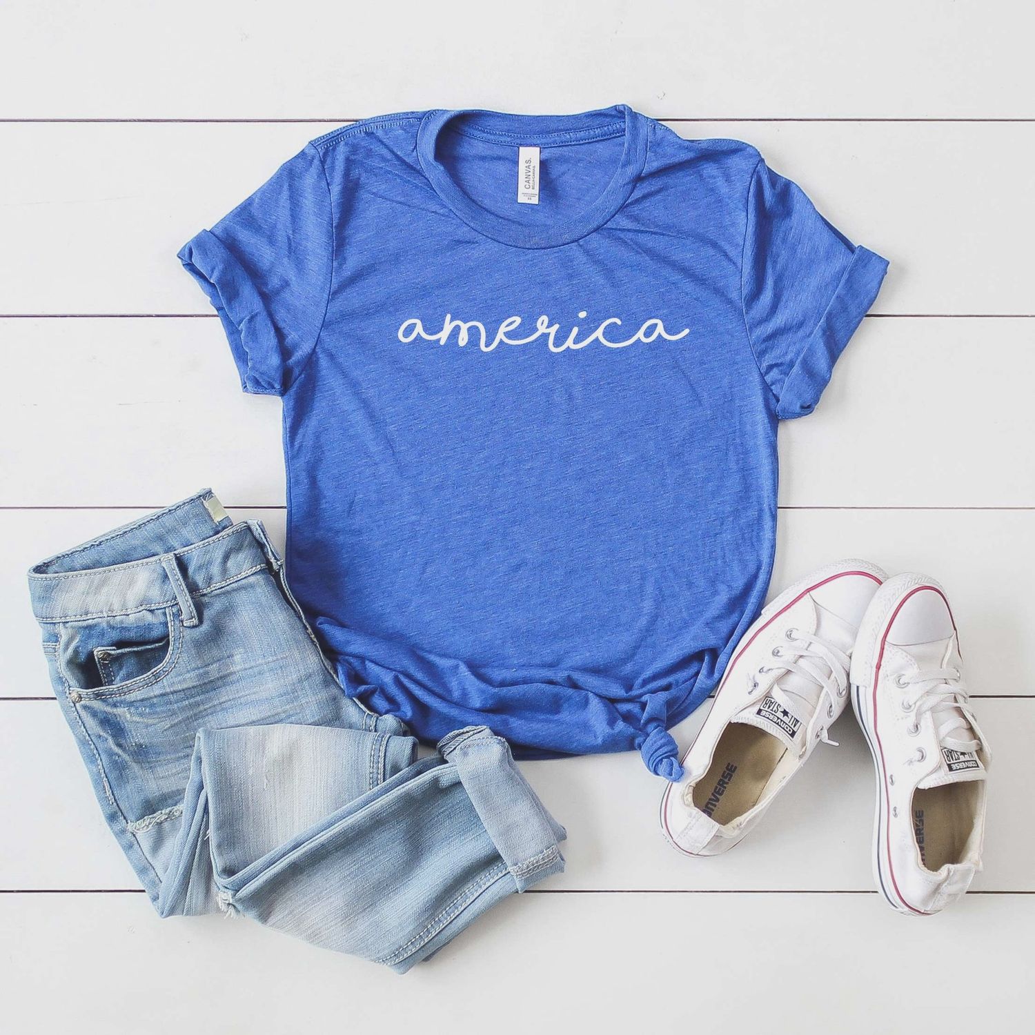 All-American Script Tee, Size: Small