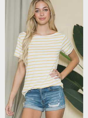 Coastal Breeze Stripe Tee