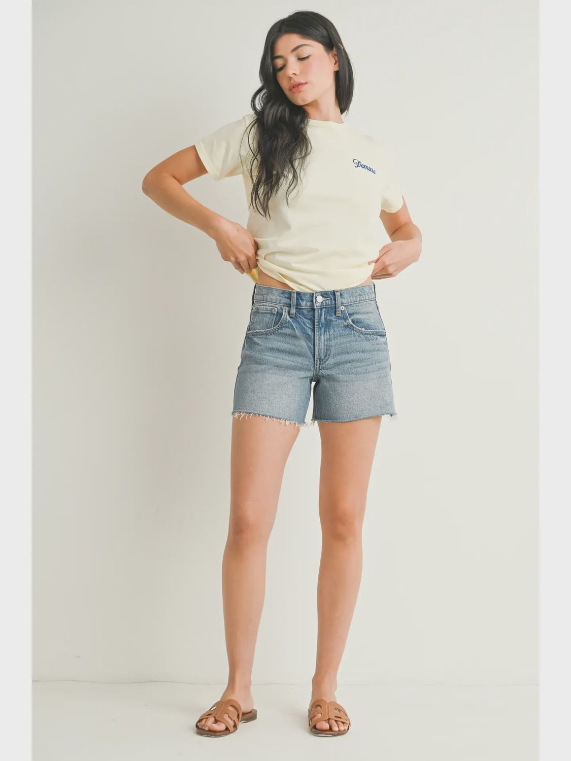 Just USA Comfort Stretch Vintage Short, Size: Small