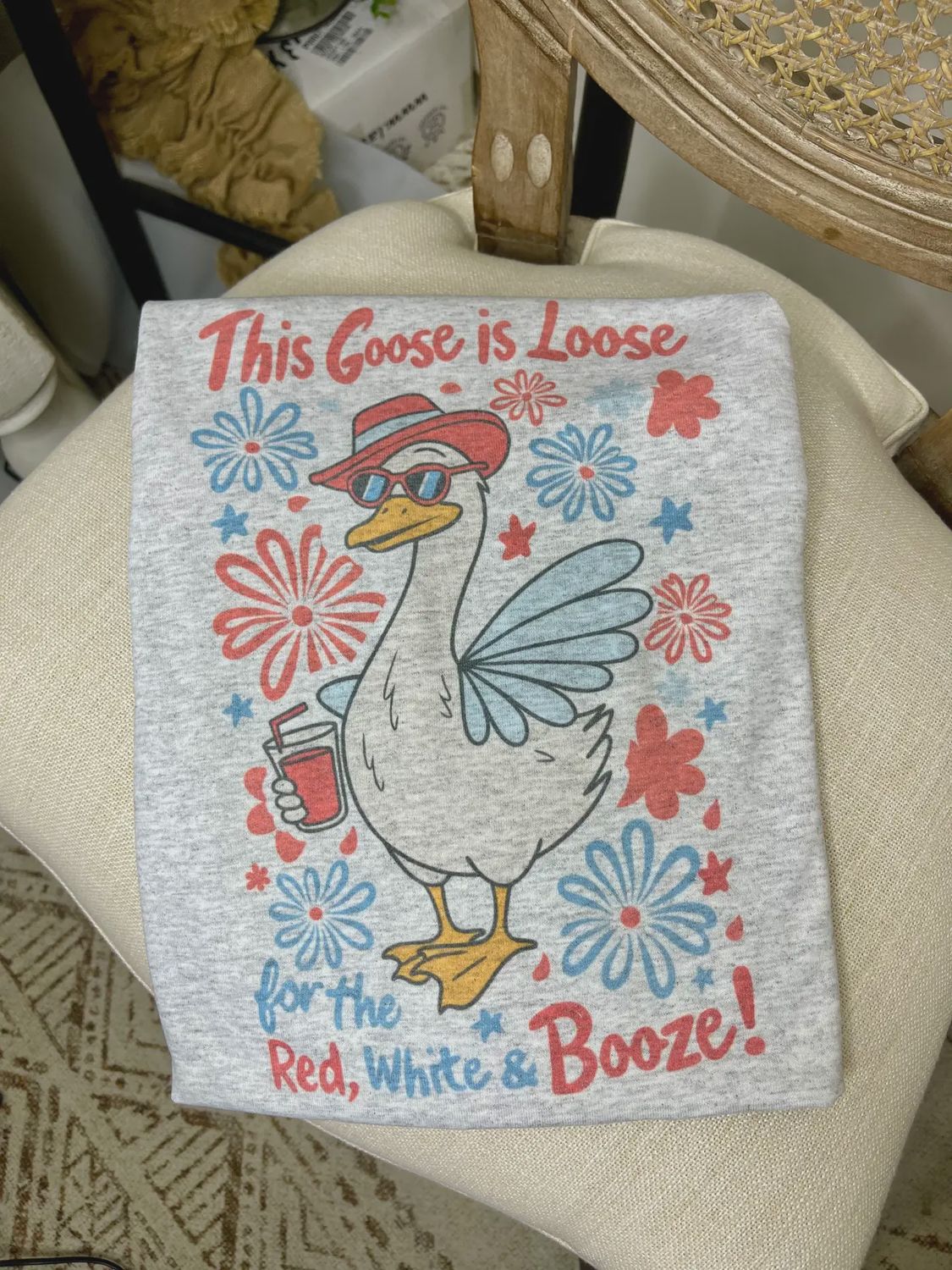 The Goose Is Loose Tee, Size: Small