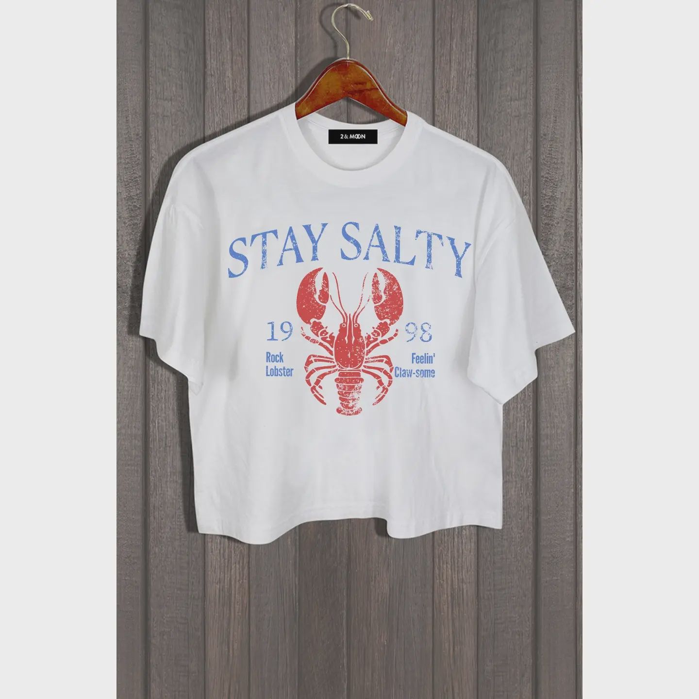 Stay Salty Lobster Graphic Tee, Size: Small