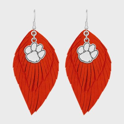 Clemson Boho Babe Earrings
