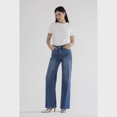 Mica HR Stretch Wide Leg Jeans