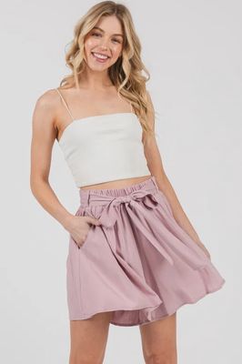 Flowy Linen Look Shorts