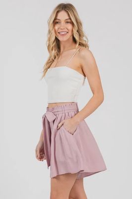 Flowy Linen Look Shorts