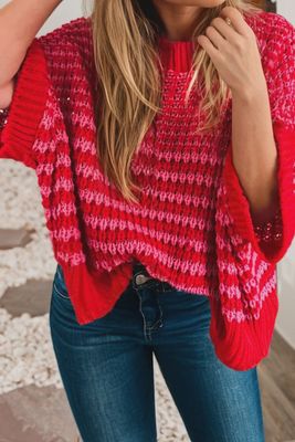Slouchy 3/4 Sleeve Sweater