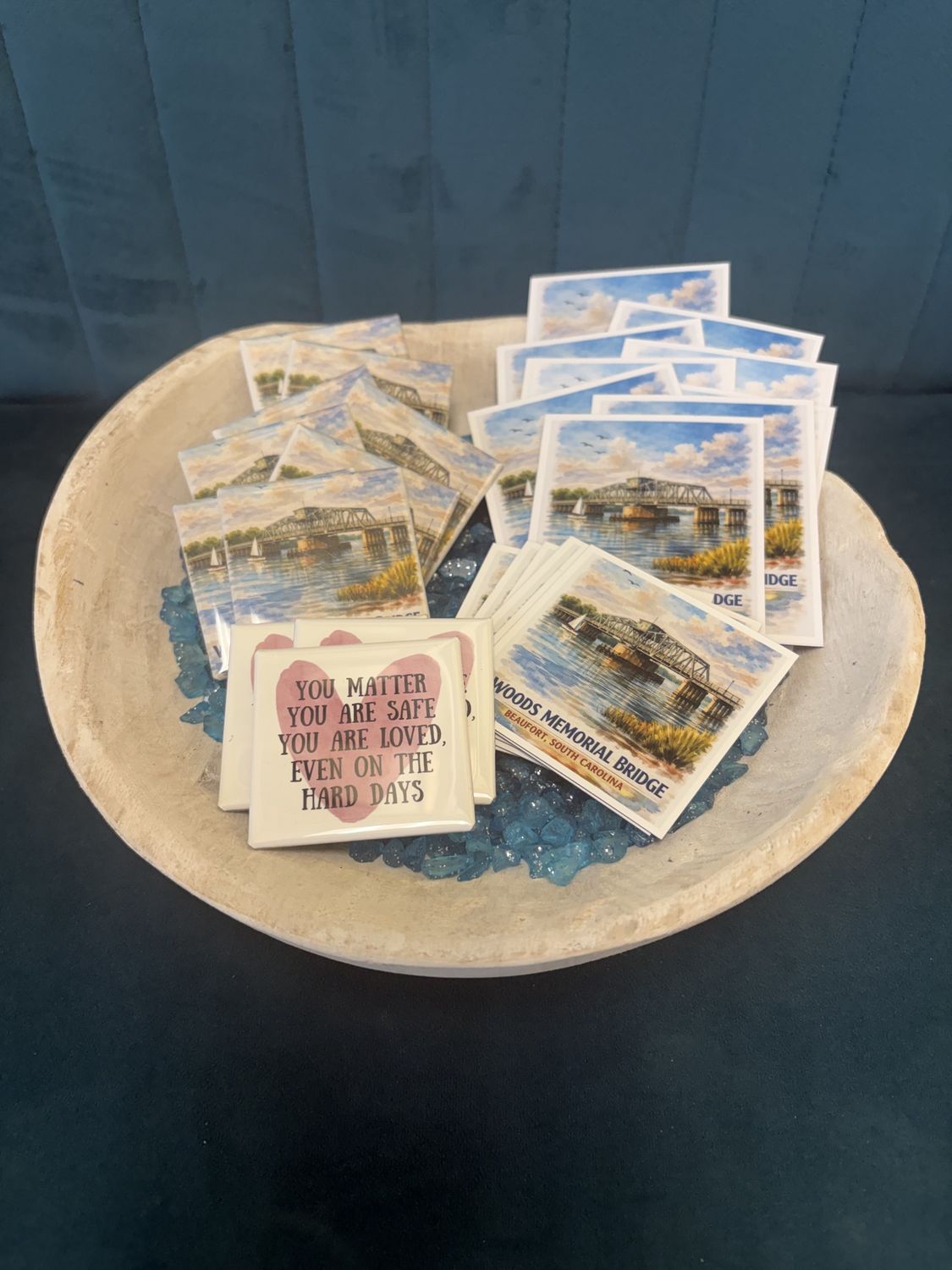 Woods Memorial Bridge Magnets, Material: Flex