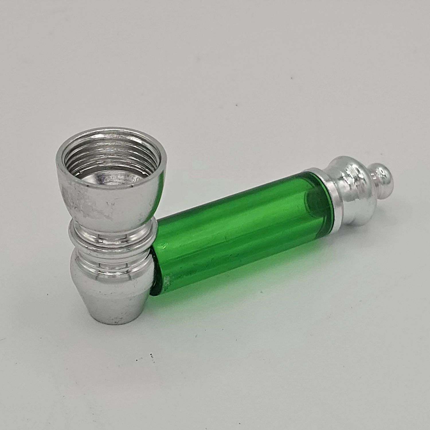 2&quot; w/Clear Plastic Insert Metal Hand Pipes