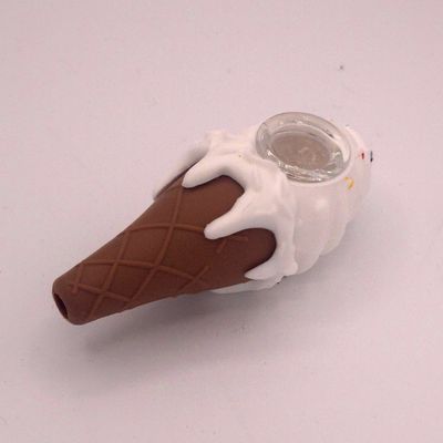 5&quot; Ice Cream Silicone Hand Pipe