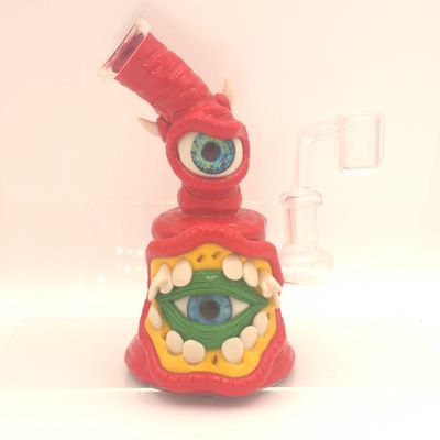 10&quot; Angry Face Water Pipe