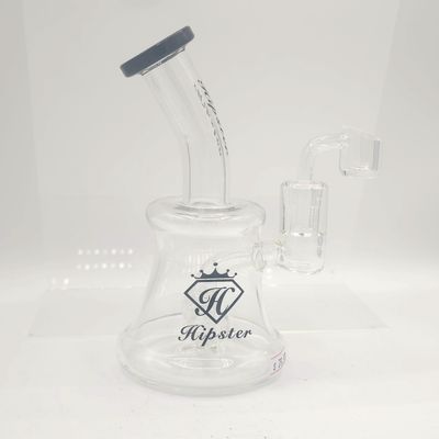 Hipster 7&quot; Black Rim Water Pipe
